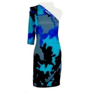 DVF Cobb One Shoulder Dress